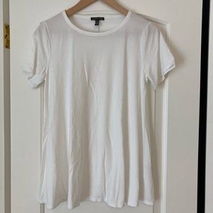 Eileen Fisher white Jersey swing tee